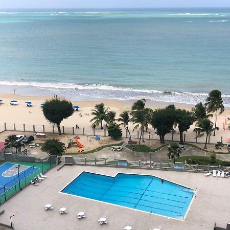 Beach Front Beach View 1 Bedroom 2Bathroom Coral Beach Apt 圣胡安 外观 照片